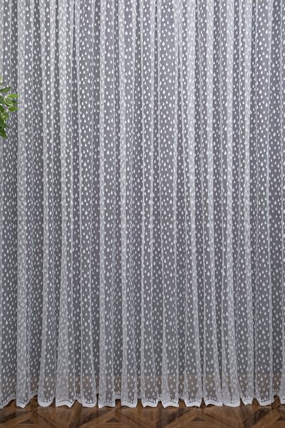 Esse Home Damla Desen Tül Perde, 450x270, Seyrek Pile, 1/2