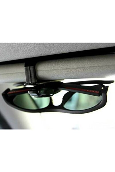 FırsatVar 2 Pieces Auto In-Car Sunglass Holder with Latch