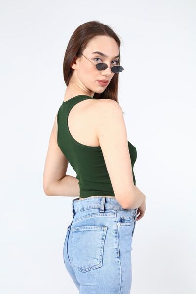 AFŞAR MODA Women's Rambo Crop Blouse