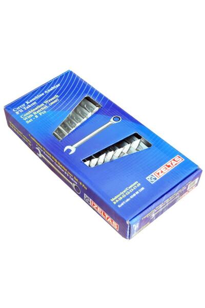 İzeltaş مجموعة مفاتيح ربط بسقاطة مكونة من 10 قطع