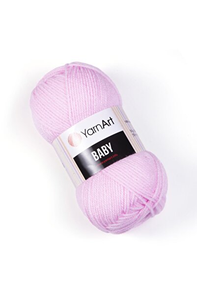 Yarnart Baby - Fir tricotat manual pentru bebeluși, roz deschis-649
