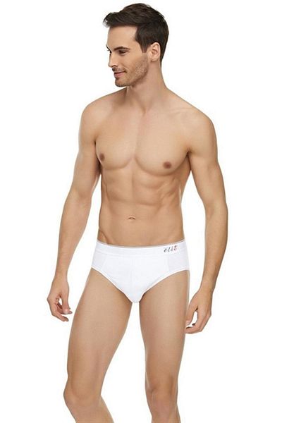 Tutku Ανδρικό εσώρουχο 4 τεμαχίων Elite 1351 Lycra Belted Kom Cotton Slip