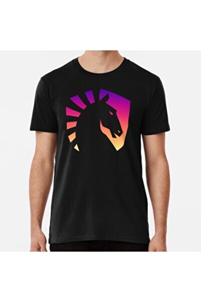 GALASHOP تي شيرت كلاسيكي أسود من Team Liquid Csgo Fade - موديل 29