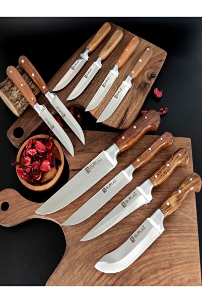 SürLaz Handmade 10 Parça Bıçak Seti