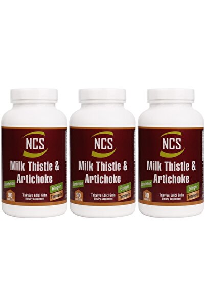 NCS Milk Thistle Artichoke Deve Dikeni Enginar 3 Kutu 270 Tablet