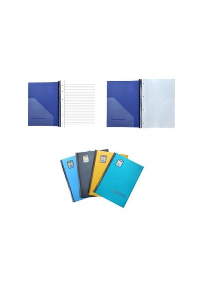 Gıpta كرومو سيبPpغطاء 40 Yp.notebook مقاس A4 2 خطوط + 2 مربعات