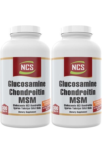 NCS 2 Boxes 600 Tablets Glucosamine Chondroitin Msm - Boswellia Hyaluronic Acid