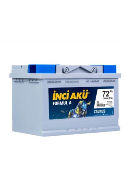 İNCİ AKÜ 72 Ah Formul A (700 En) (yeni Tarihli)