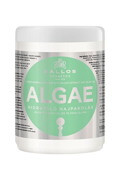 Kallos Cosmetics Algae 1000ml Moisturizing Hair Care Mask Containing Seaweed Extract and Olive Oil