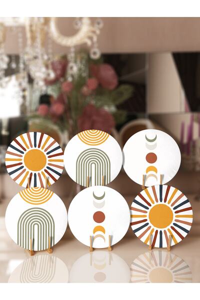 Realhomes 6-Piece Sunrise Special Designed Flat & Service Mat