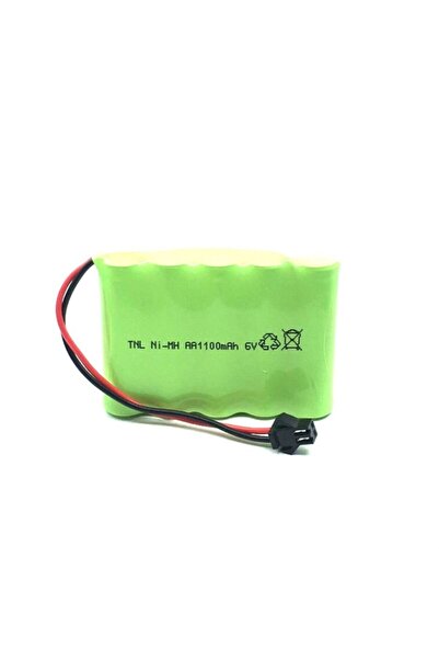 TNL 6v 1100mah Siyah Soketli Oyuncak Araba Pili