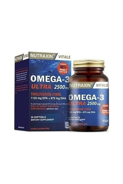 Nutraxin Omega-3 Ultra 2500 Mg - 30 Soft Capsules