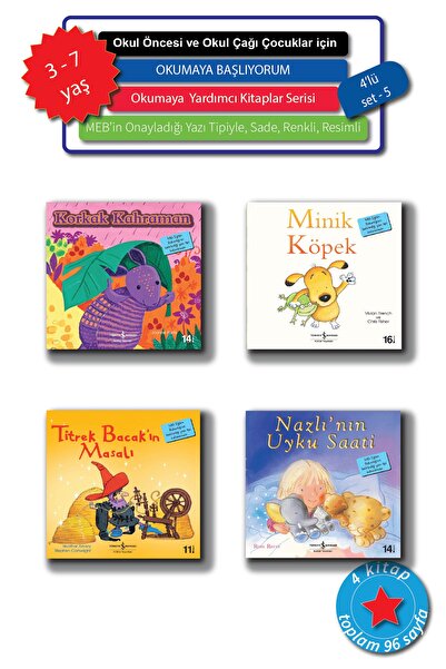 TÜRKİYE İŞ BANKASI KÜLTÜR YAYINLARI 3 - 7 Yaş Okul Öncesi Ve Okul Çağı Için R...