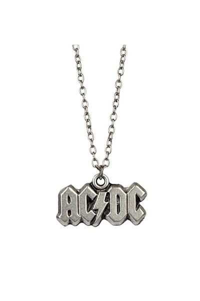 Metal Giyim Ac Dc Chain Necklace