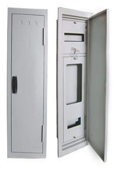 YILPA 1 Trifaze Sayaç Yerli 10 Sigorta Çıkışlı Sıva Altı Sac Pano