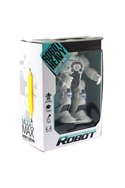 Mega Oyuncak Oyuncak Işıklı Sesli Uzaktan Kumandalı Robot Zeki Robot