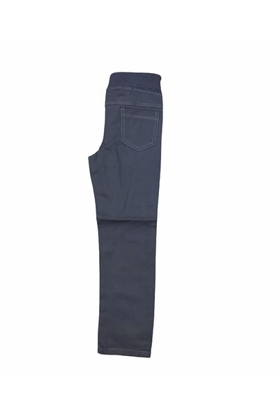 Dıgıl Kids First School Full Elastic Canvas Trousers Gray