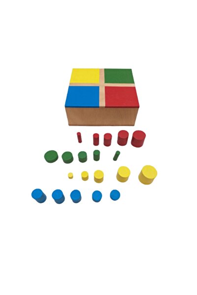 Montessori Gemisi Mini Kulpsuz Silindirler