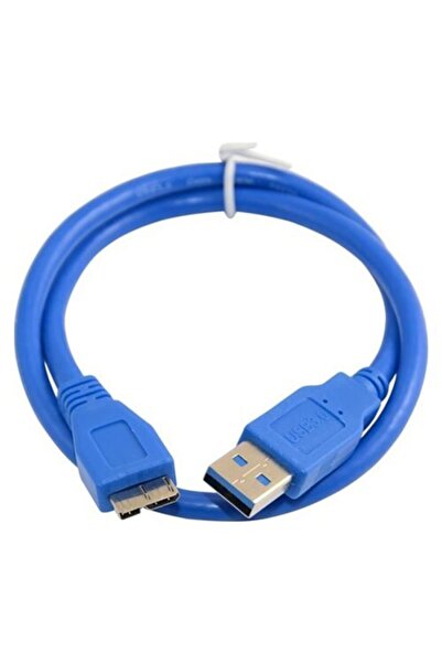 Brs Usb 3.0 Taşınabilir Harddisk Kablosu Micro B Harici Disk Kablosu 30 Cm