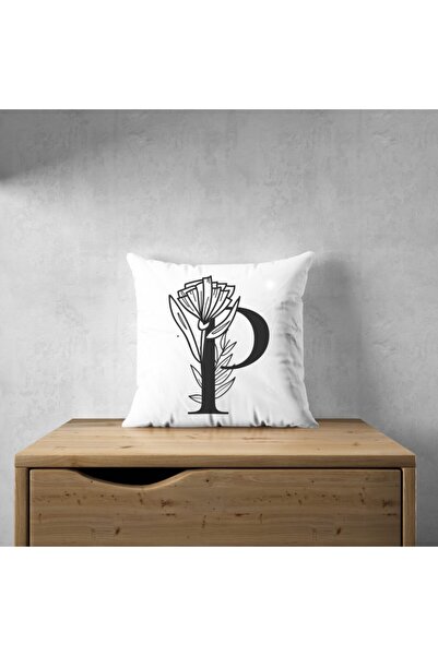 LadiesHome Husa de perna cu litera - Litera P - 43x43 Cm