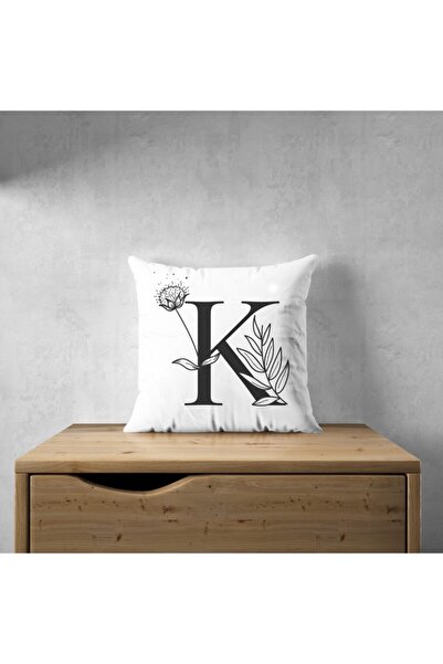 LadiesHome Husa de perna cu litere - Litera K - 43x43 Cm