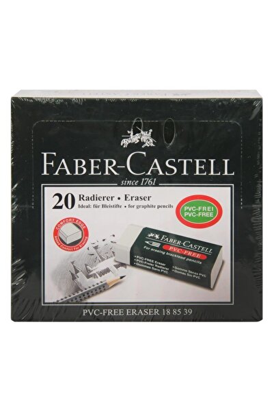 Faber Castell Faber-Castell бяла гума, опаковка от 20 броя (код: 188520)
