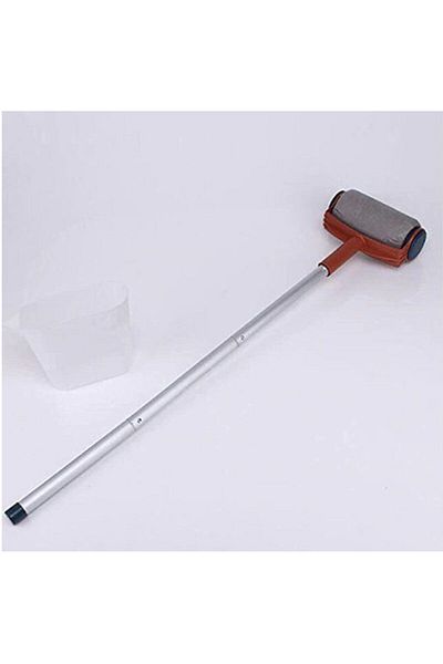Bundera Drip-Free Paint Roller Set Aluminum Extension Handle Ceiling Wall Paint With Whitewash Chamber Brush Roller Set