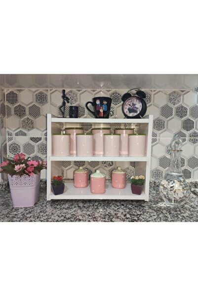 Labarna Tezgah Üstü Raf Çok Amaçlı Baharatlık Rafı Lbnr001
