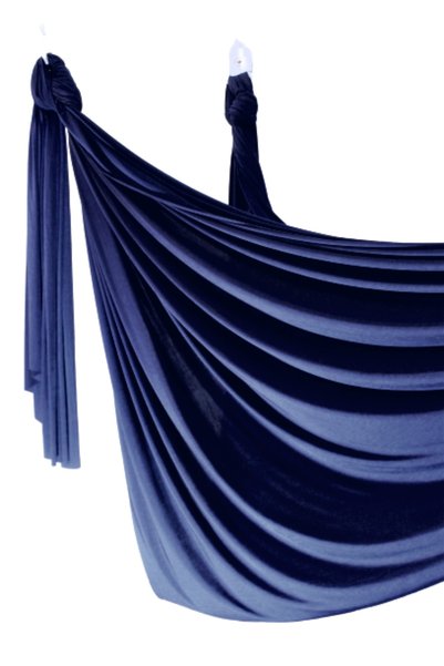 OmSiva Navy Blue Yoga Hammock Set