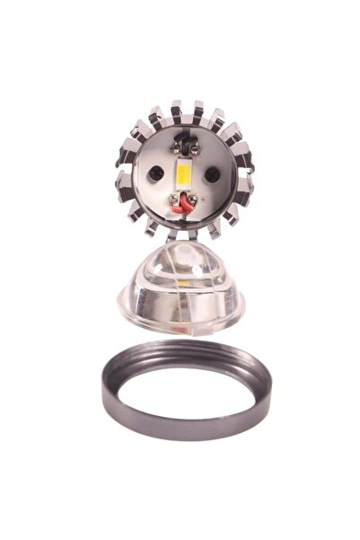 Led Ba20d H6 Xenon Merceklı Motorsiklet Ampulü (sarı+beyaz)