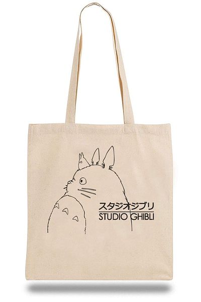 QIVI Geantă de pânză Vecinul meu Vecinul meu Totoro