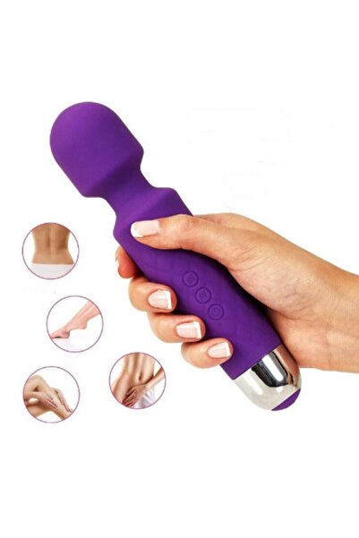 Erolife Mor Renk Dokunmatik Şarjlı Dildo Vibratör