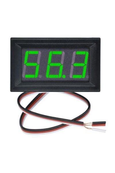 Elektronikport Voltmetre Dc 0-100v Panel Tip Yeşil 0,56 Inch