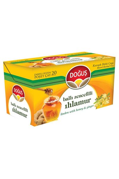 Doğuş Ginger Honey Linden Tea - 20x1.6 Gr