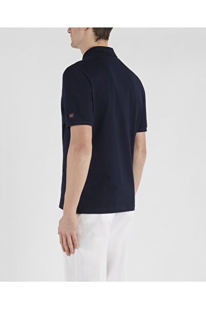 PAUL&SHARK Ανδρικό πλεκτό μπλουζάκι πόλο C.w. Βαμβάκι