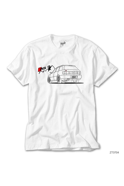 Z zepplin Λευκό μπλουζάκι Audi Rs2 Mountain