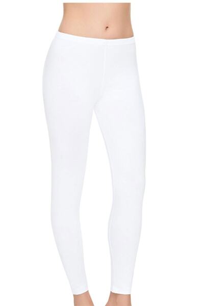 Hepsine Rakip Kadın Modal Tayt Likralı Penye İç Göstermez Uzun Tayt Pantolon