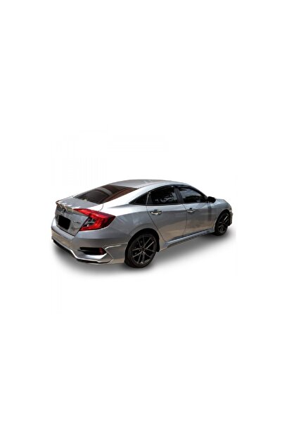 SML Dizayn Honda Civic Fc5 Turbo Yan Marşpiyel 2016-2021 (PLASTİK) Boyasız Ci...