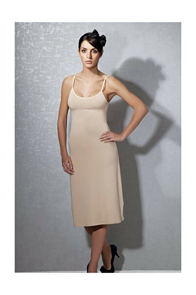 Pimody Γυναικείο κάτω φόρεμα με λουράκια από μονόχρωμο δέρμα Doreanse 11129