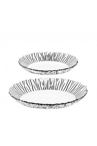 Paşabahçe Aurora 2-Piece Boat Plate Set - 96363