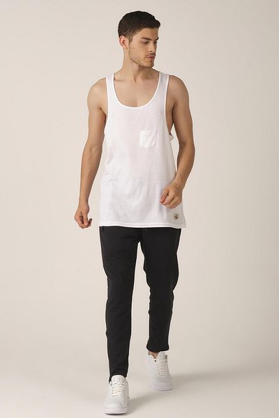 ALEXANDERGARDI Large Size Tank Top with Pocket Detail (e21-71700)