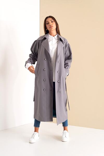 SahraAfra Trenci plisat