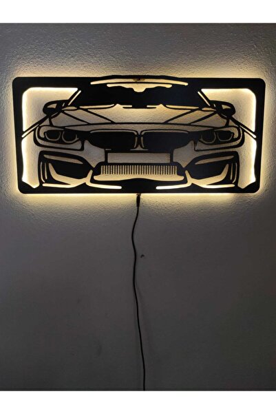 dekoraven Bmw Araba Led Işıklı Tablo