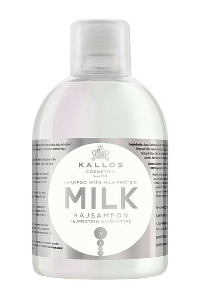 Kallos Cosmetics Milk 1000ml Milk Protein Shampoo