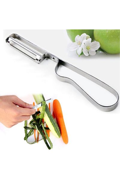 Adil Baba Stainless Steel Vegetable Fruit Apple Slicer Potato Peeler Parer Tool