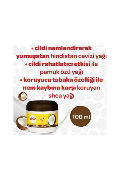 Dalin Coconut Cotton And Shea Butter Vaseline 100 ml