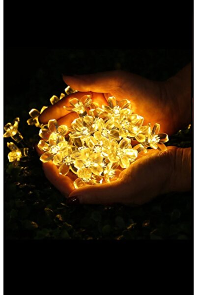 Solar 50 Led Solar Flowering Daylight Garden Lighting Decoration Led( 8 Modes )