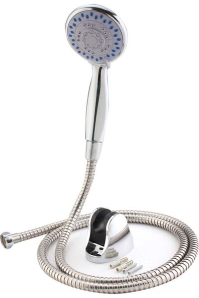 pazariz Onyon Hortumlu Duş Başlığı Mafsallı Duş Seti 3 Fonksiyonlu Duş Başlığ...