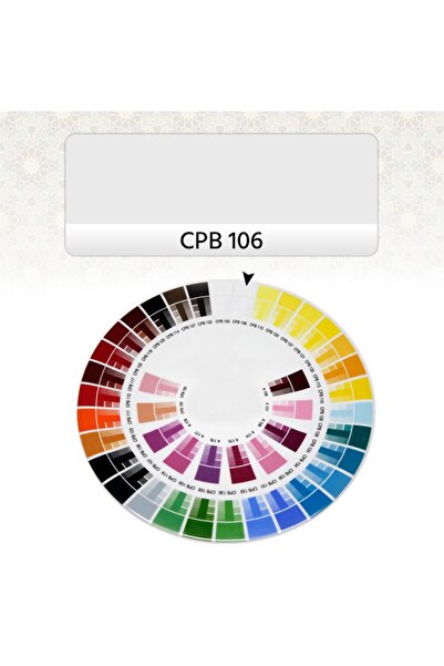 ÇiniSeramikBoyaları Karışım Beyaz Sır Üstü Seramik & Porselen Dekor Boyası 50gr