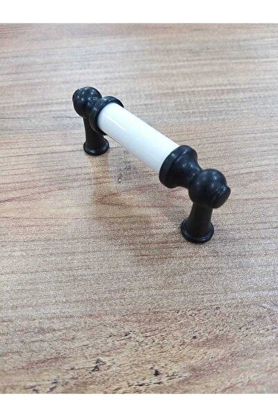 ARON 1650-85-000 Siyah Rustik Porselen Kulp Mobilya Vestiyer Çekmece Dolap Komidin Şifonyer Kulbu 64mm